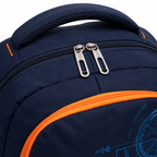 Trendy Telgo Stylish Navy Blue Printed Backpack