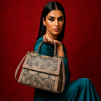 Premium Dark khaki Women Handbag with Adjustable Sling Strap