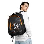 Trendy Telgo Stylish Orange Printed Backpack