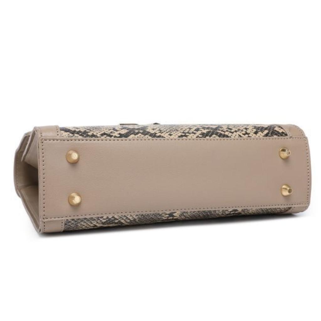 Premium Dark khaki Women Handbag with Adjustable Sling Strap