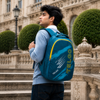 Telgo Sports Design Sky Blue Casual Backpack