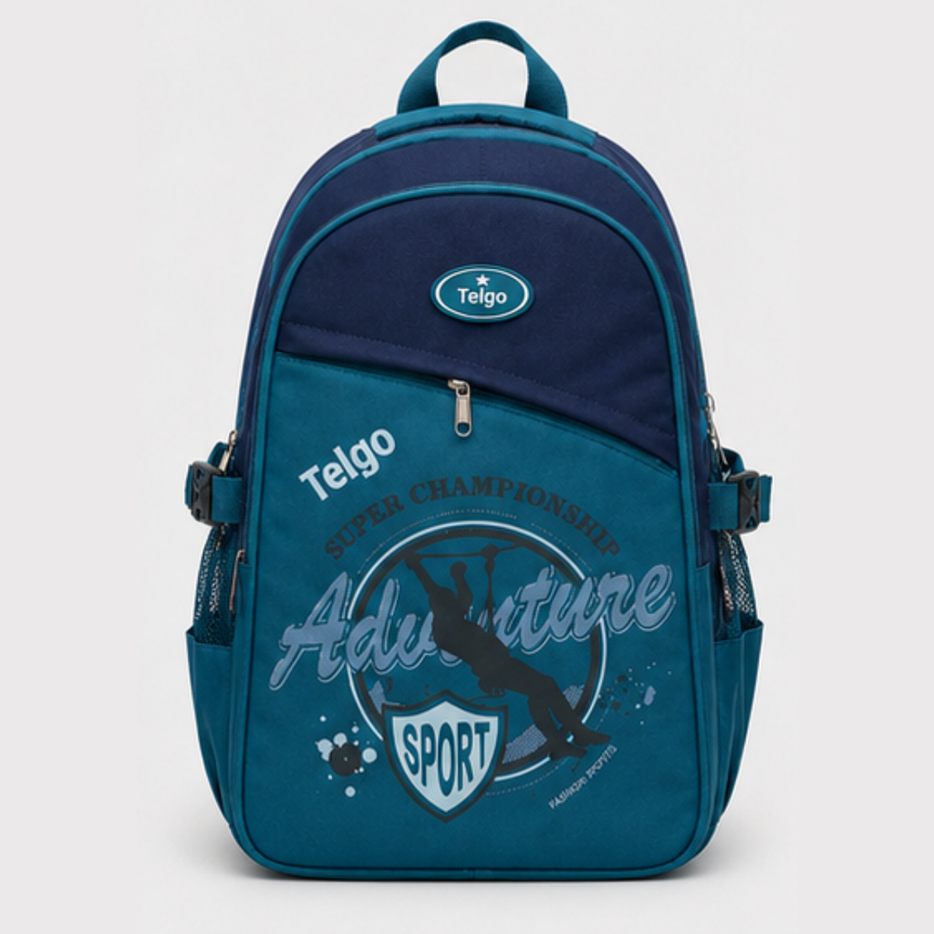 Telgo Adventure Blue Sport Backpack for Boys & Girls