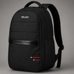Telgo Stylish Black Backpack for Men & Women