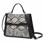 Premium Black Women Handbag with Adjustable Sling Strap
