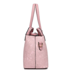 Premium Pink Women Handbag with Adjustable Sling Strap