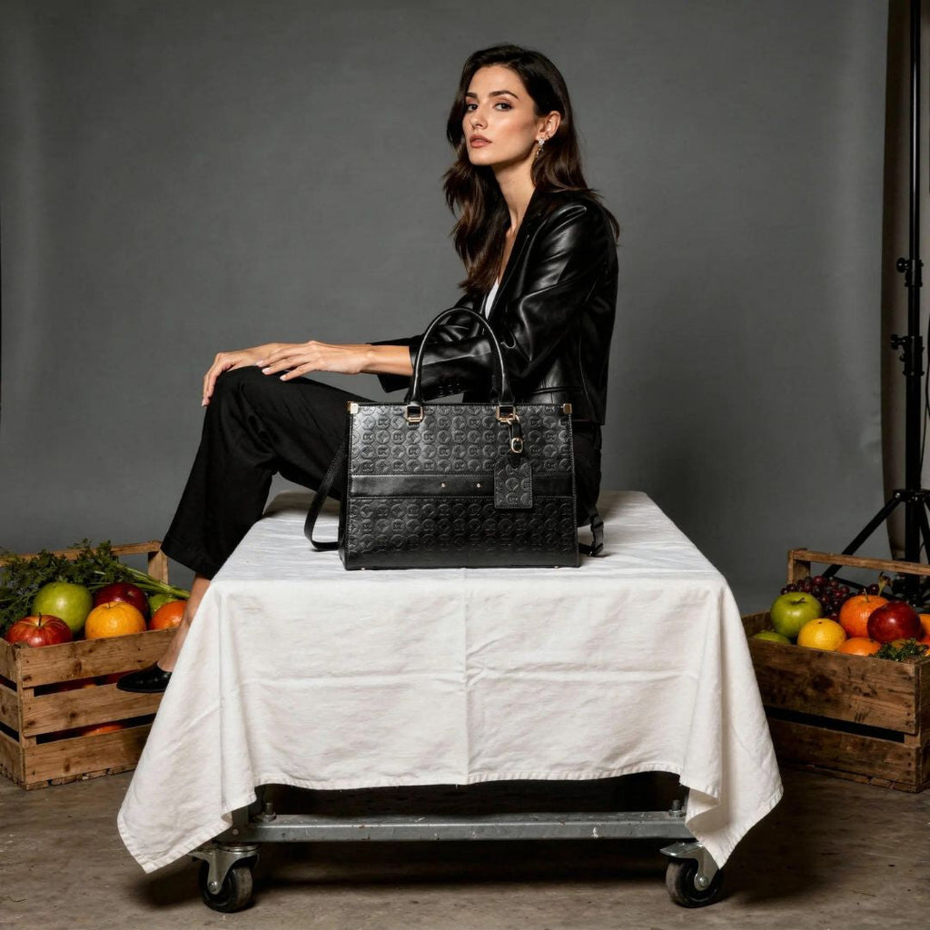 EMPORIO BLACK TOTE BAG