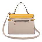 Premium Yellow Women Handbag with Adjustable Sling Strap