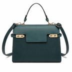 Premium Green Women Handbag with Adjustable Sling Strap