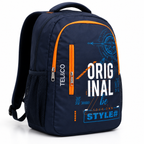 Trendy Telgo Stylish Navy Blue Printed Backpack