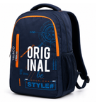 Trendy Telgo Stylish Navy Blue Printed Backpack