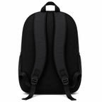 Telgo Lightweight Black Backpack with Blue Accents