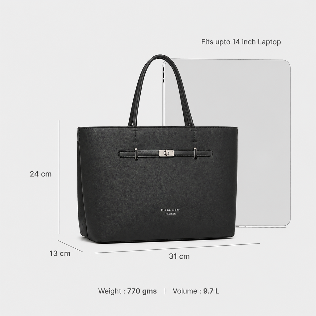 TRU DIANA KORR CLASSIC TOTE BAG
