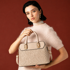 Premium Apricot Women Handbag with Adjustable Sling Strap